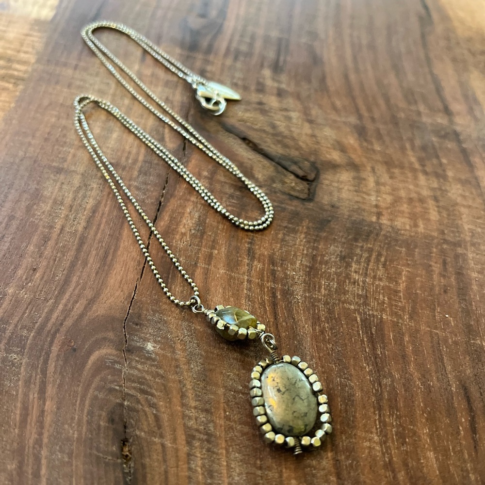 Coldwater Creek long necklace. Handmade feel.
